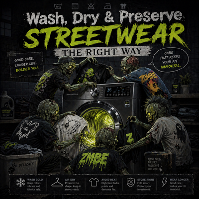 Oversized T-Shirt Care 101: Wash, Dry & Preserve Streetwear the Right Way